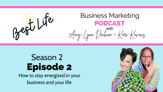 How to stay energized in your business and your life