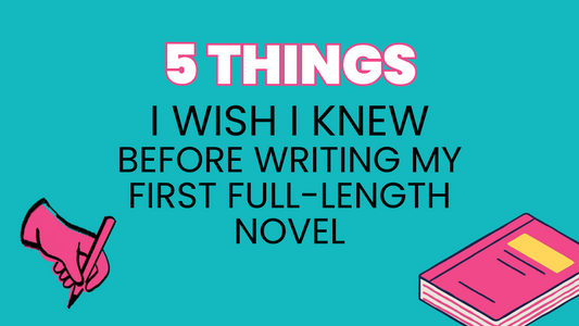 I finally finished write an entire book. Here are 5 things I wish I knew before I started.