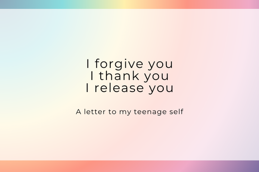 A letter to my teenage self - 30 day blog challenge day 6
