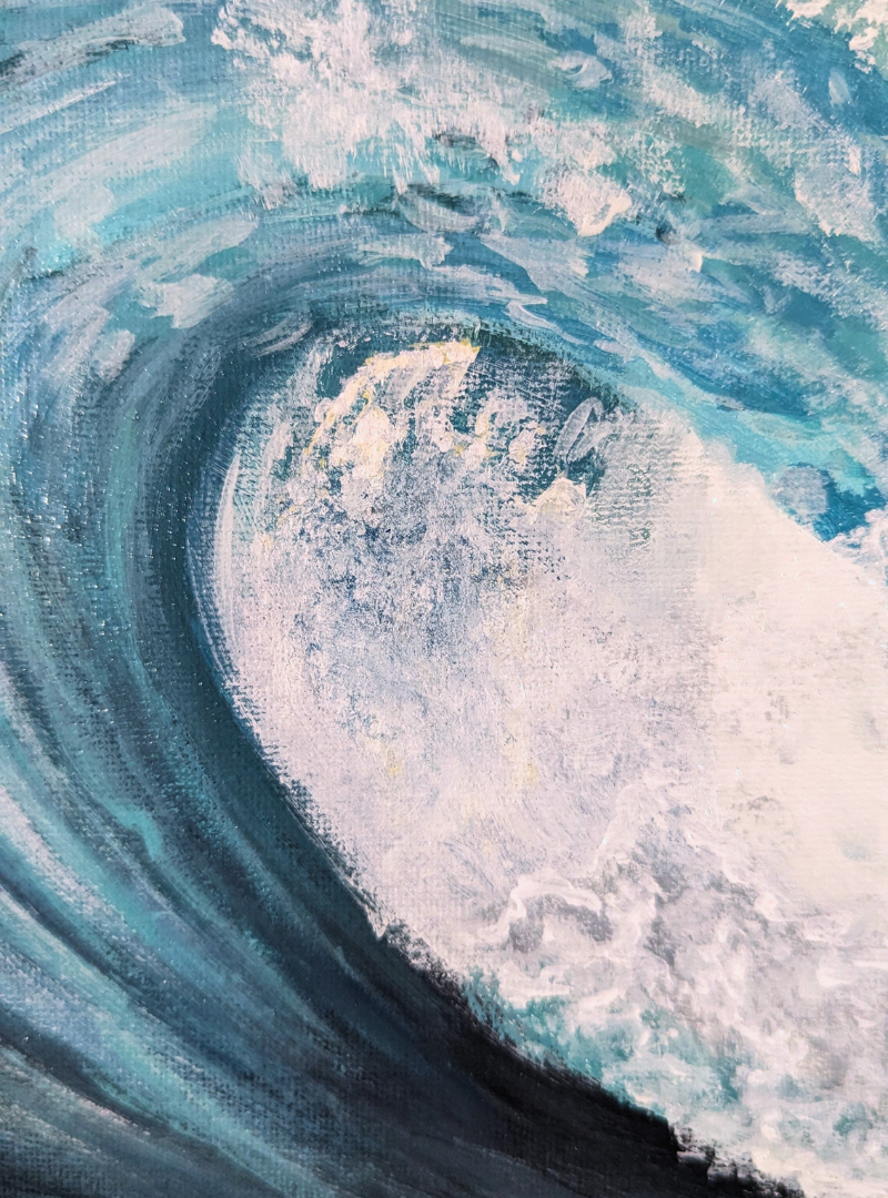 Crashing Wave - Original Acrylic Painting