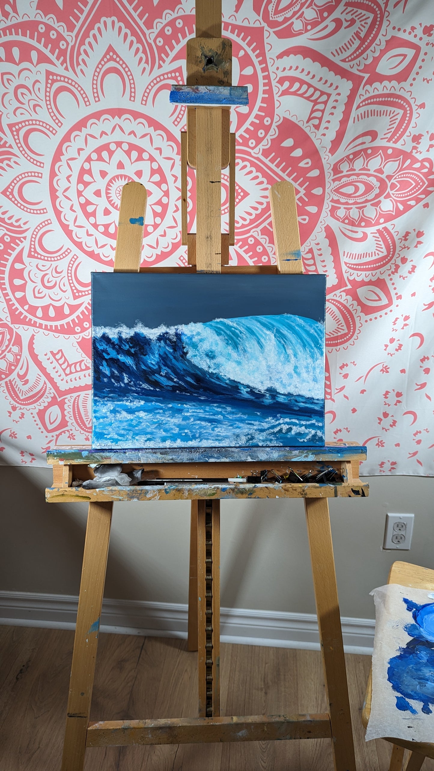 Swept Away ORIGINAL Acrylic Wave Painting