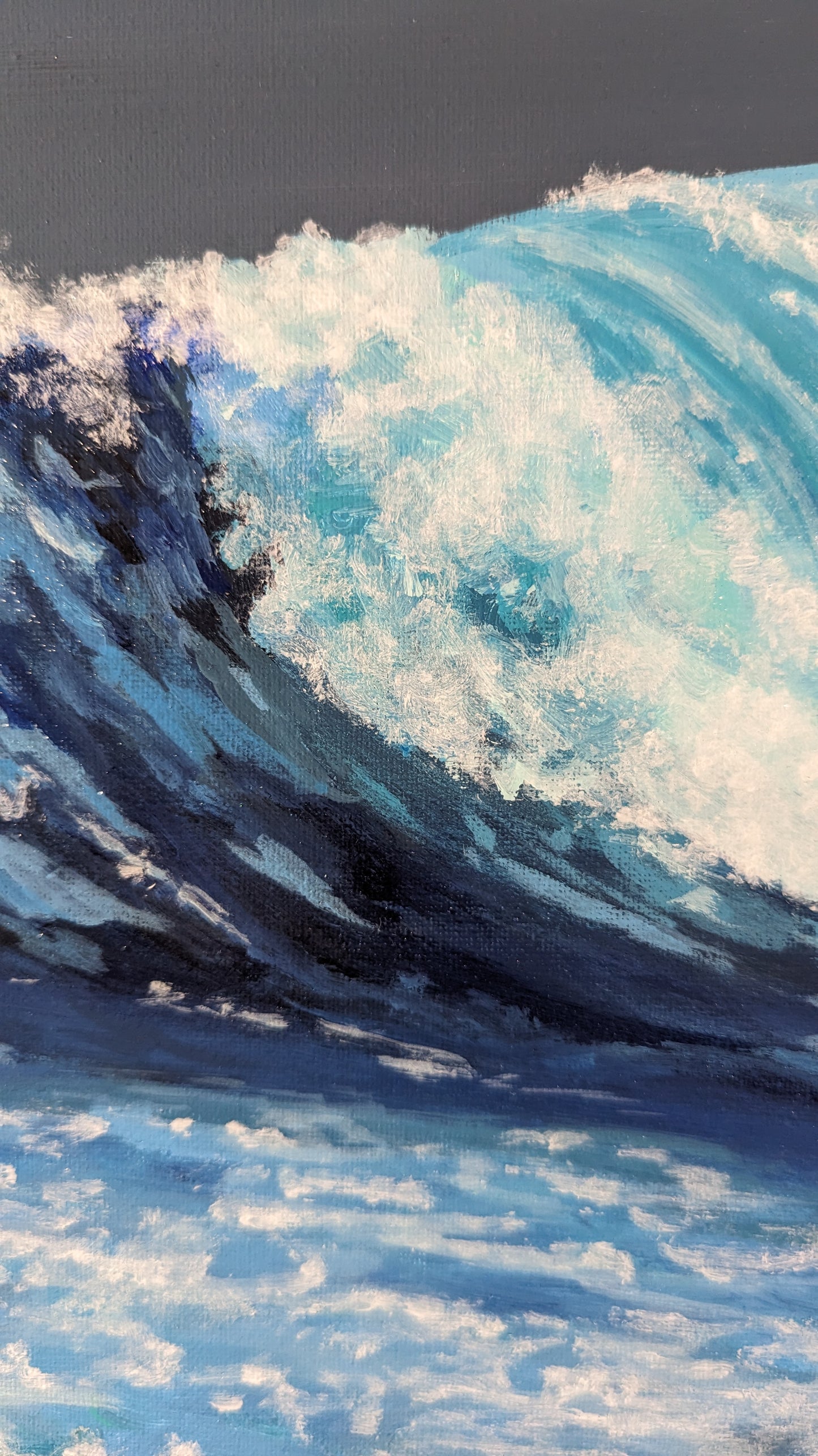 Swept Away ORIGINAL Acrylic Wave Painting