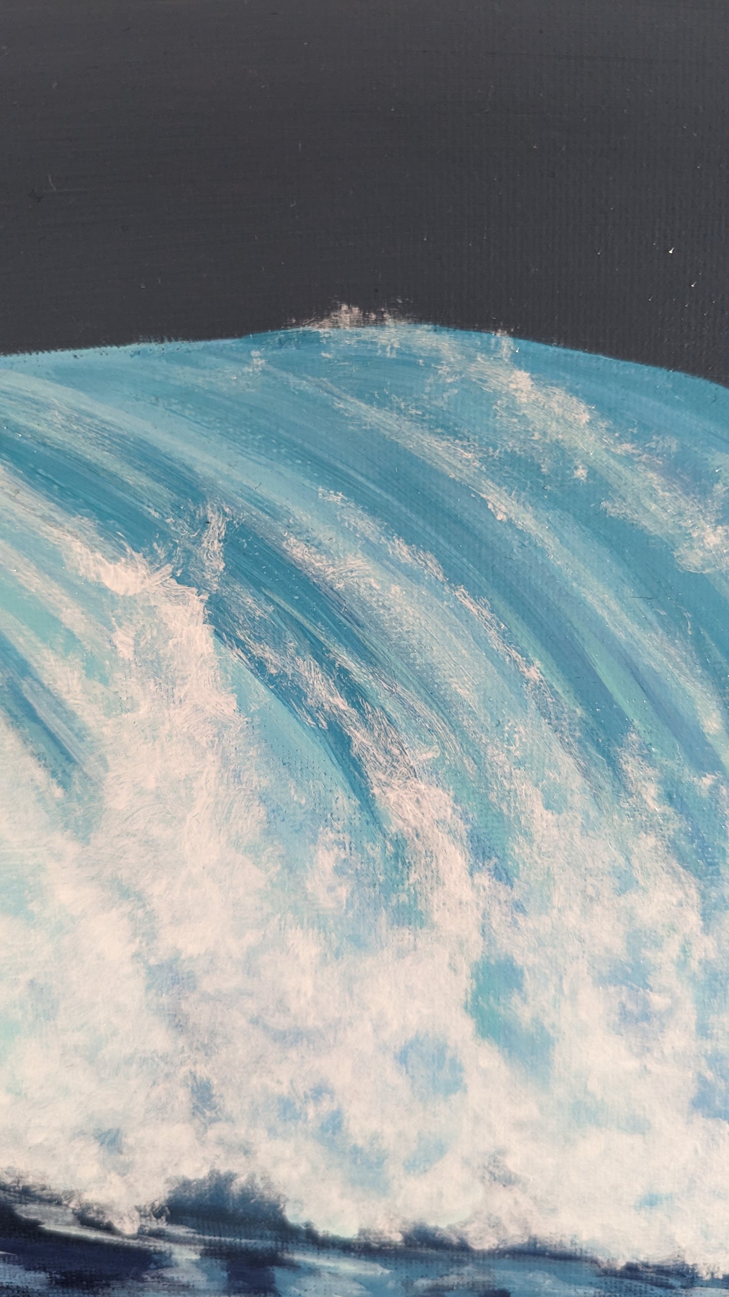 Swept Away ORIGINAL Acrylic Wave Painting