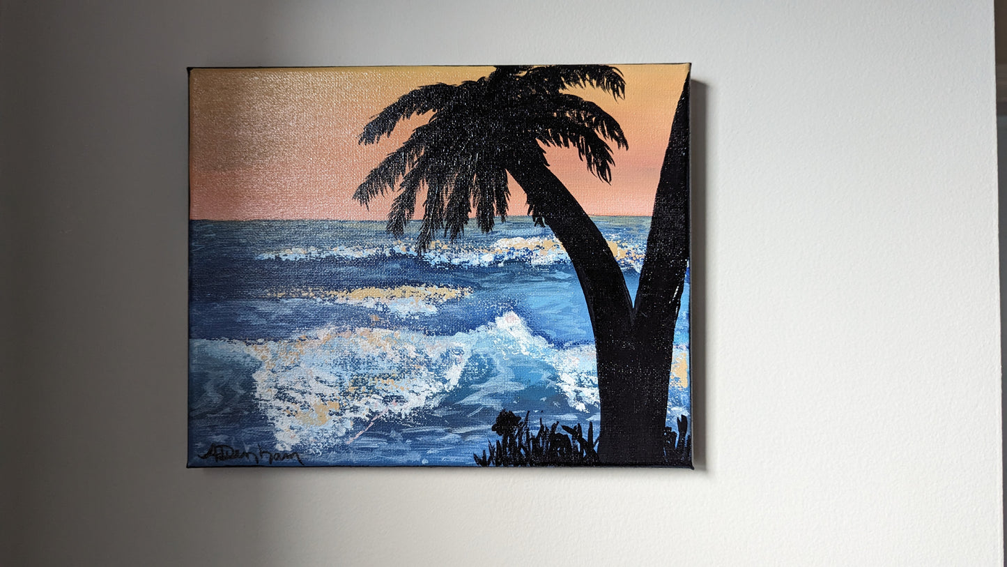 "Sunset" Original Acrylic Painting
