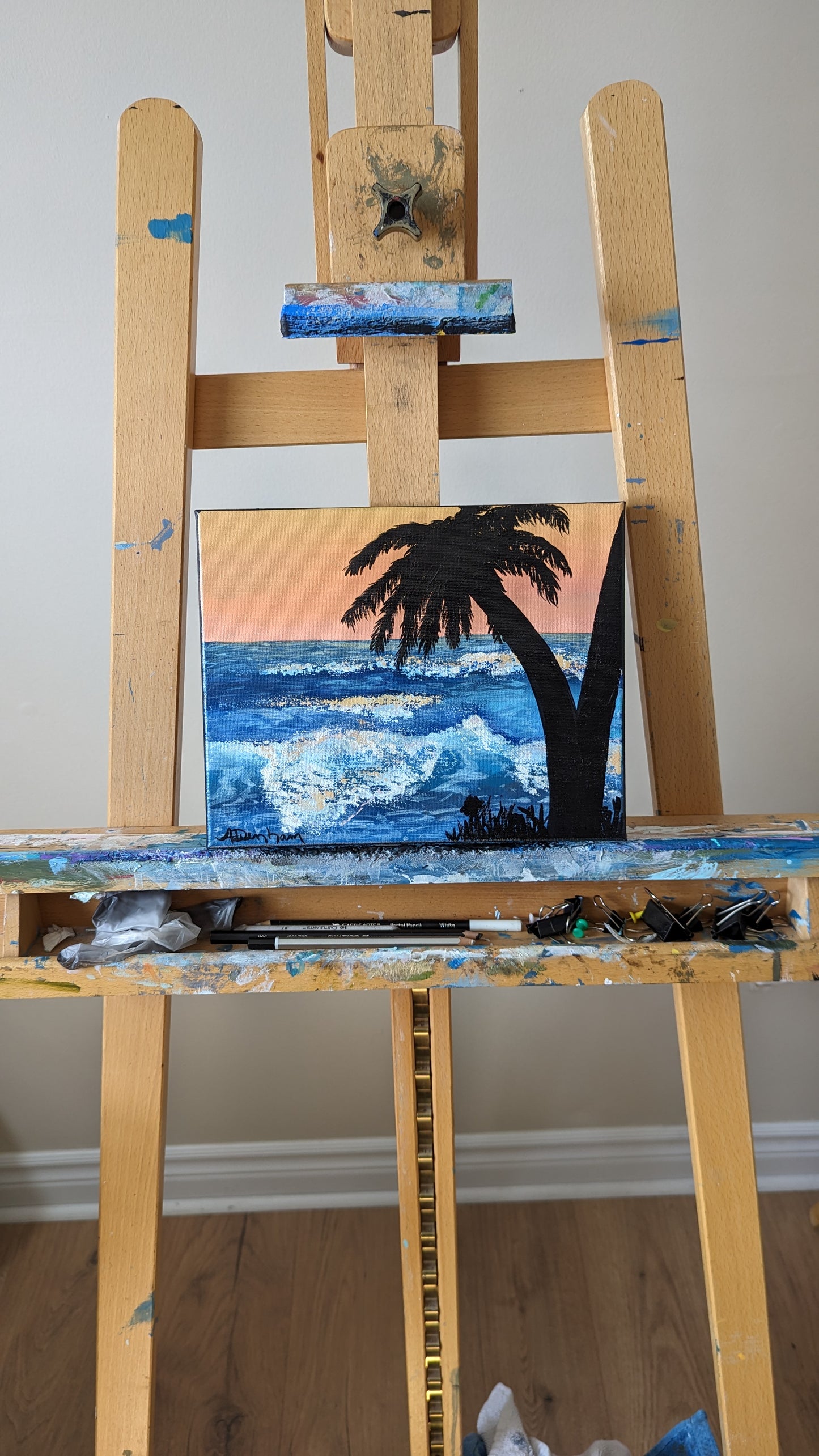 "Sunset" Original Acrylic Painting
