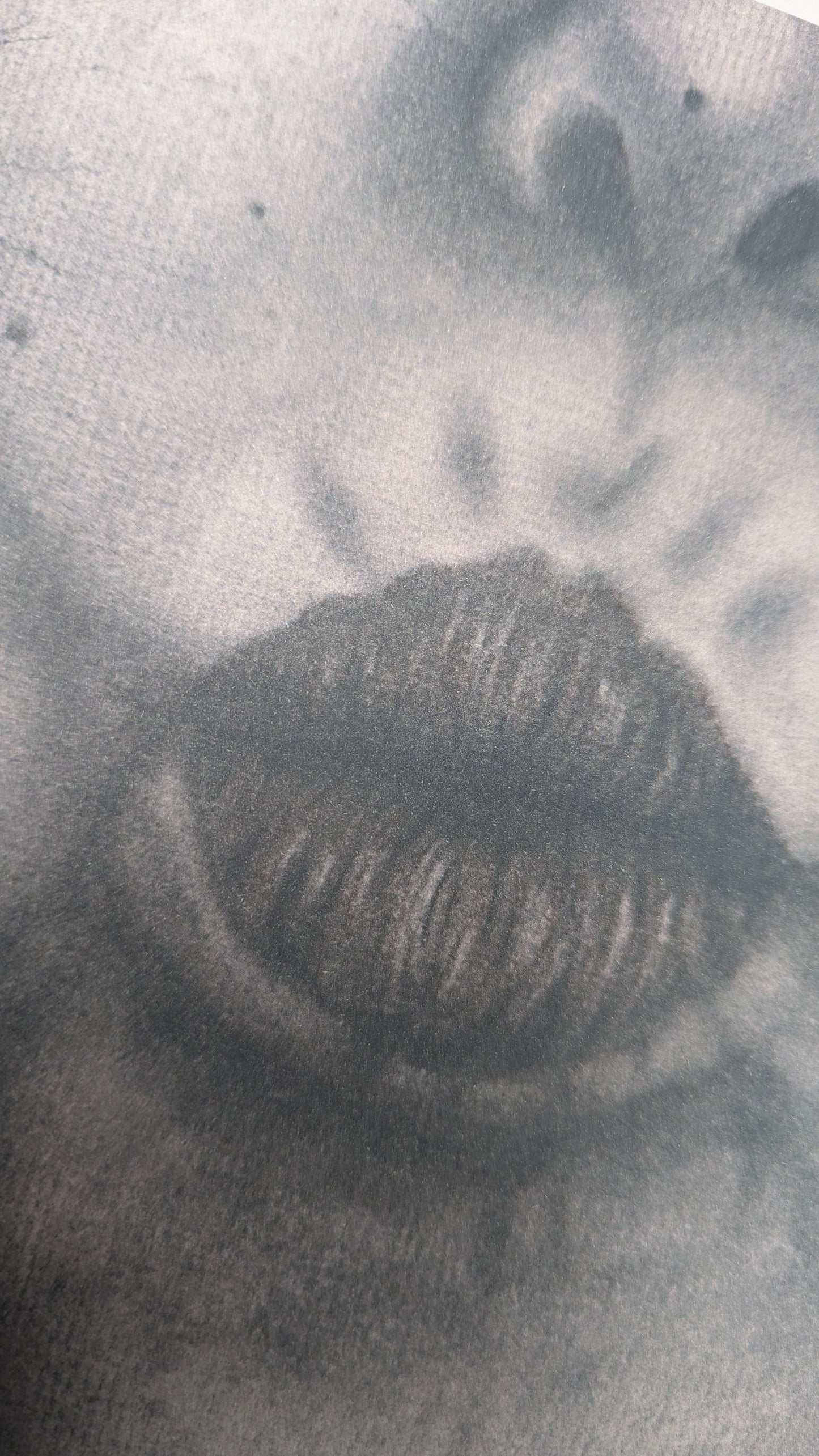 Woman's kiss sensual charcoal drawing print, sepia artwork print, 8.5" by 11"