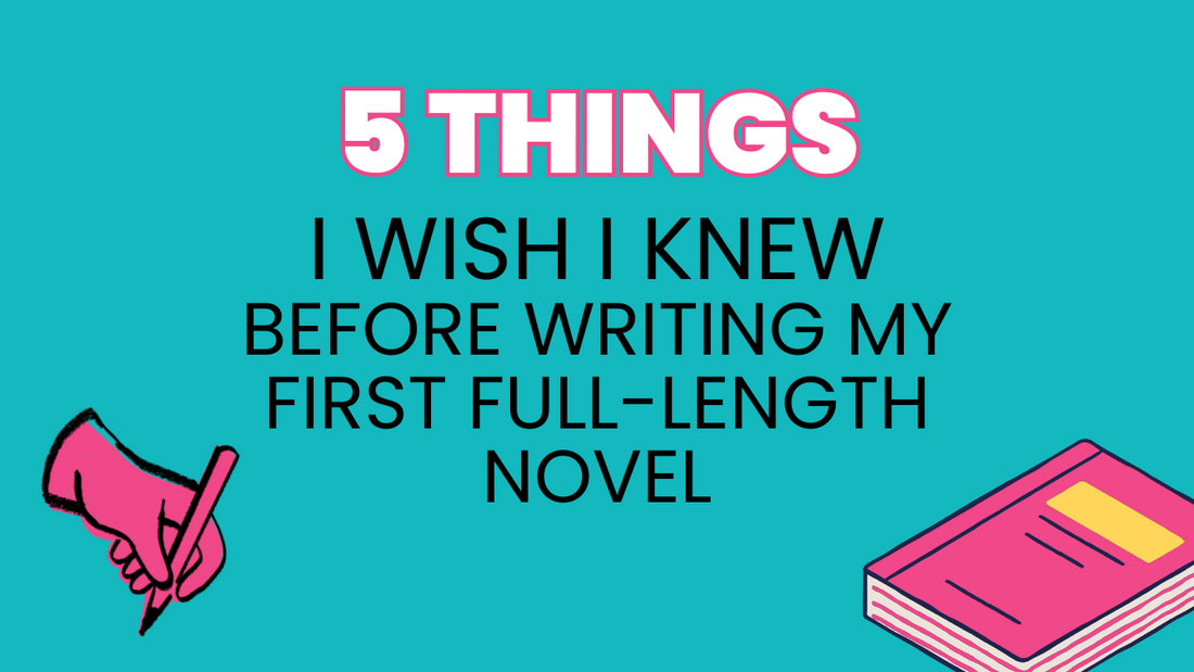 I finally finished write an entire book. Here are 5 things I wish I knew before I started.
