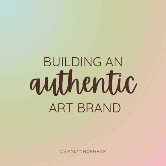 Finding your artistic voice takes time - 3 tips to building an authentic art brand