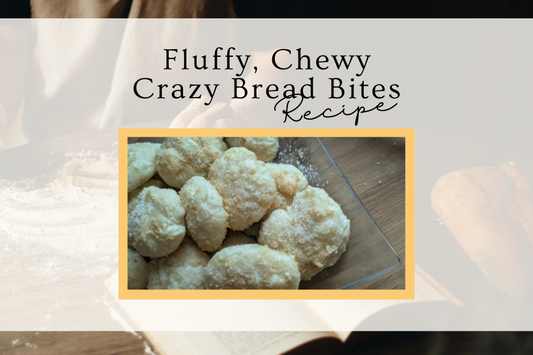 Fluffy, Chewy "Crazy Bread" Bites, Soft Breadstick Bites, Pizza Crust Recipe