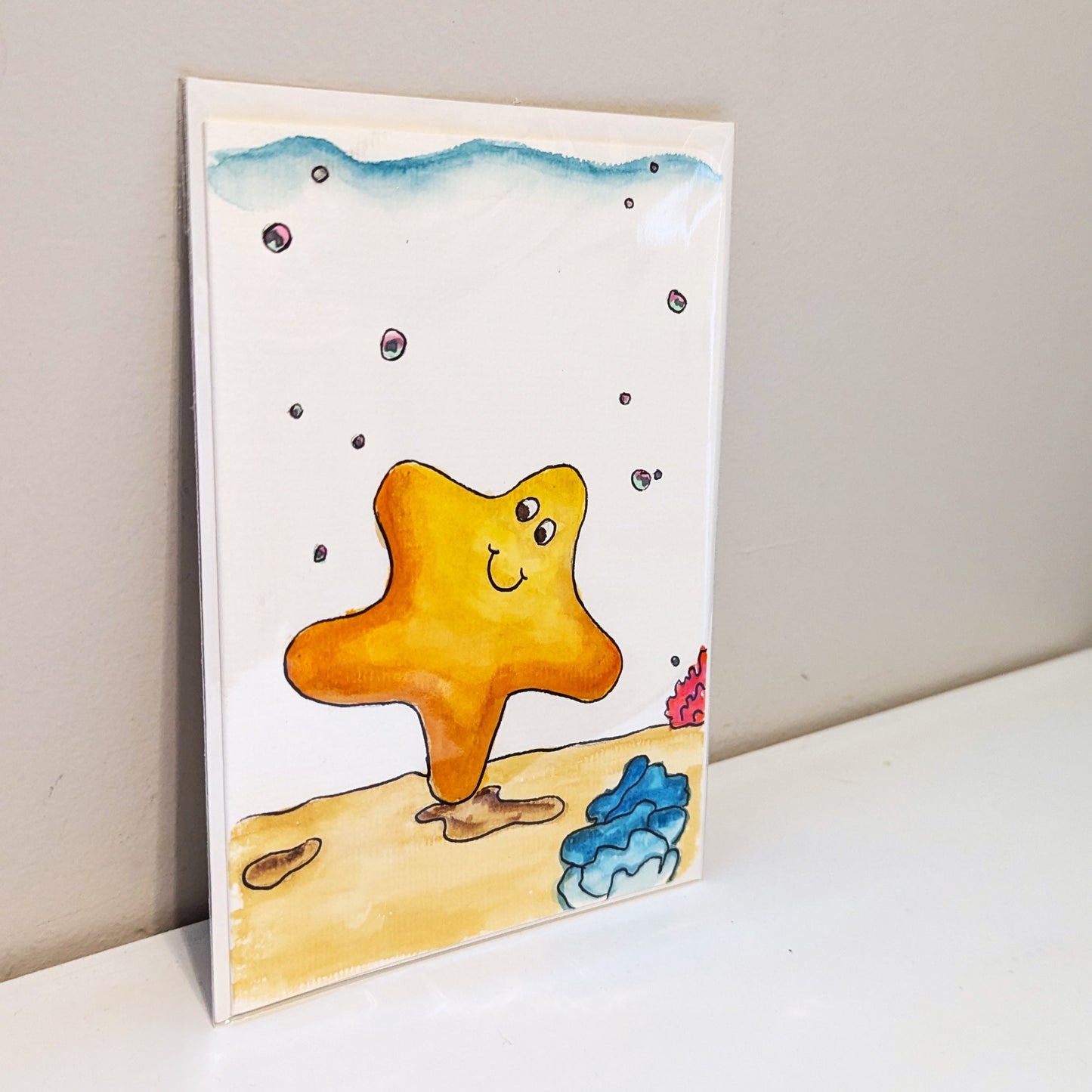 Greeting Card - Cute Starfish Kids Greeting Card