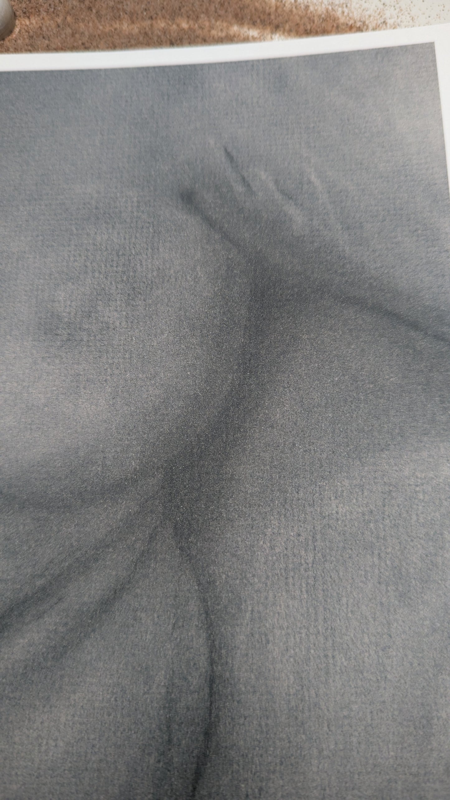 Woman's body, stretch marks, charcoal self portrait drawing, body positive print, sepia artwork print, 8.5" by 11"