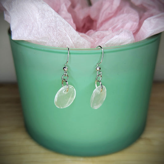 Shell Disc Earrings