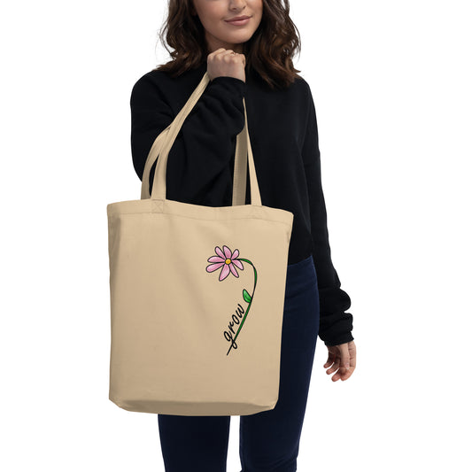 Grow Flower Inspiring Eco Tote Bag