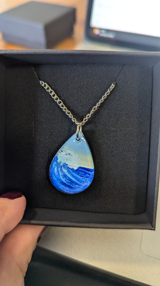 Blue Wave necklace