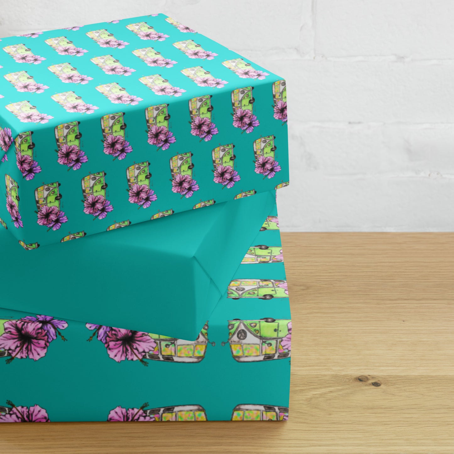 Volkswagen Van wrapping paper VW Bus wrapping paper sheets